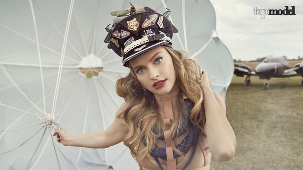 Karolina Pisarek, TOP MODEL 2015 ODCINEK 4: sesja zdjęciowa ze spadochronami