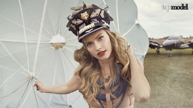 Karolina Pisarek, TOP MODEL 2015 ODCINEK 4: sesja zdjęciowa ze spadochronami