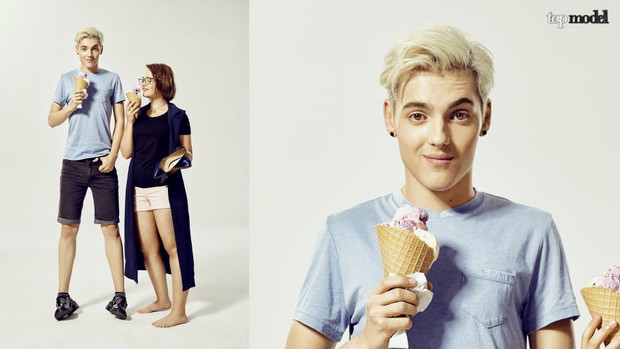 Radek Pestka, TOP MODEL 2015 ODCINEK 9: sesja rodzinna