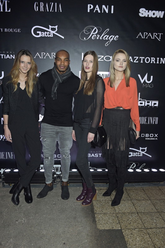 Gwiazdy na pokazie Roberta Kupisza x kolekcja TANGO, Natalia Gulkowska, Andre Whyte, Marta Sędzicka