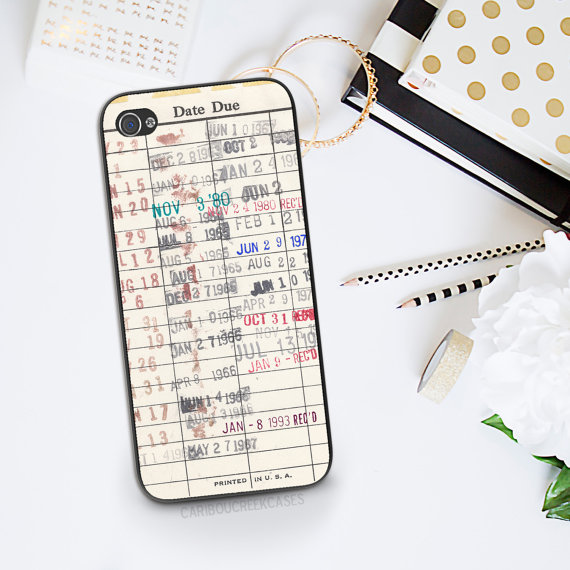 iPhone case niczym karta biblioteczna CaribouCreekCases - 62zł