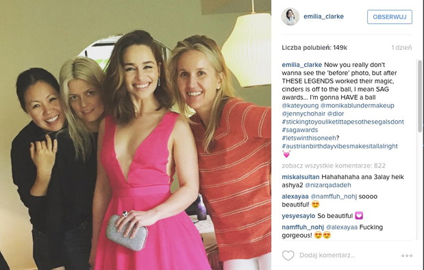 @emilia_clarke Instagram