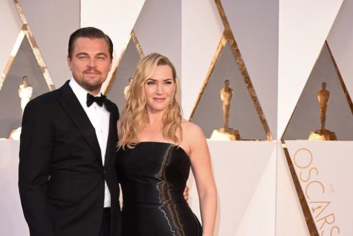 Oscary 2016: Leonardo DiCaprio i Kate Winslet w sukni Ralph Lauren, fot. East News