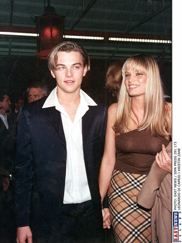 Leonardo Di Caprio i aktorka Kristen Zang. Para spotykała się od 1996 do 1997 roku.