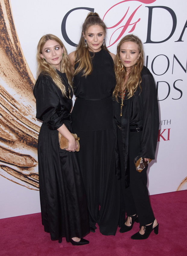 Mary Kate, Elisabeth, Ashley Olsen CFDA 2016 / East News