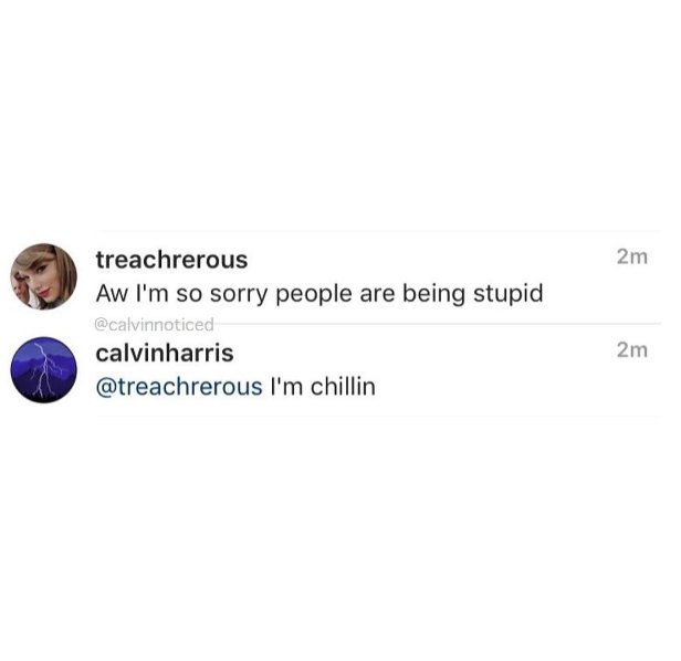Calvin Harris odpowiada fanom na komentarze