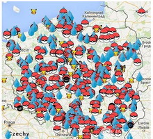 Lokalizacje Pokemon Go - Polska
