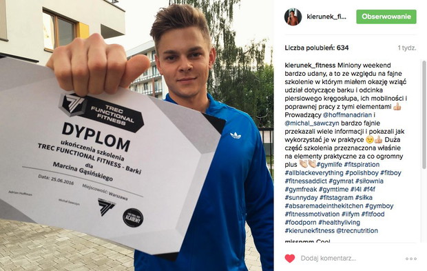 Trenerzy personalni, którzy zmotywują cię do działania - Marcin Gąsiński