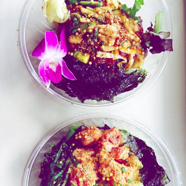 Poke bowl na Instagramie