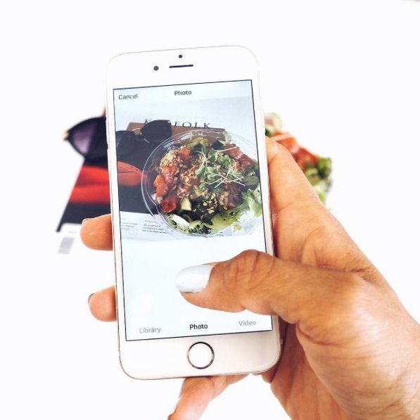Poke bowl na Instagramie