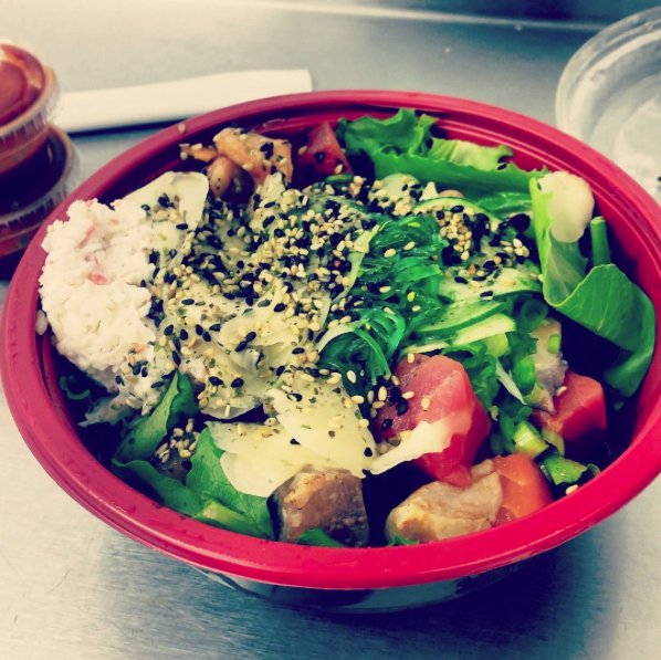Poke bowl na Instagramie