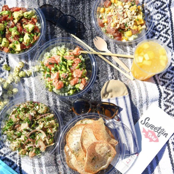 Poke bowl na Instagramie
