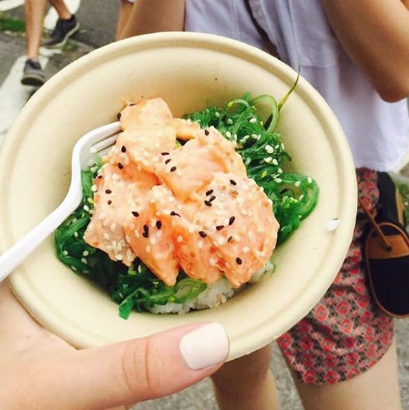 Poke bowl na Instagramie