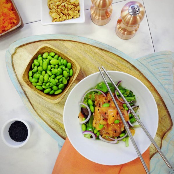 Poke bowl na Instagramie