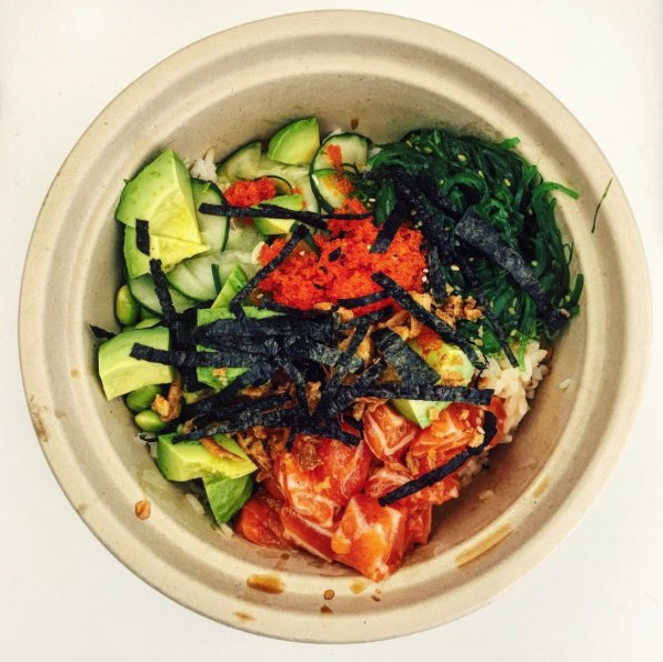 Poke bowl na Instagramie