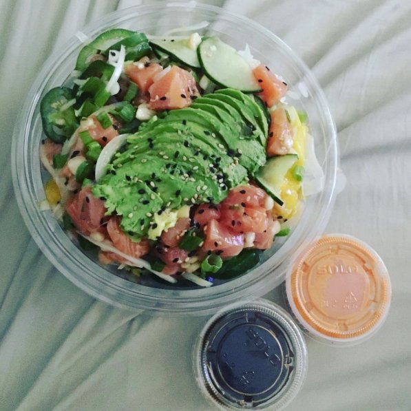 Poke bowl na Instagramie