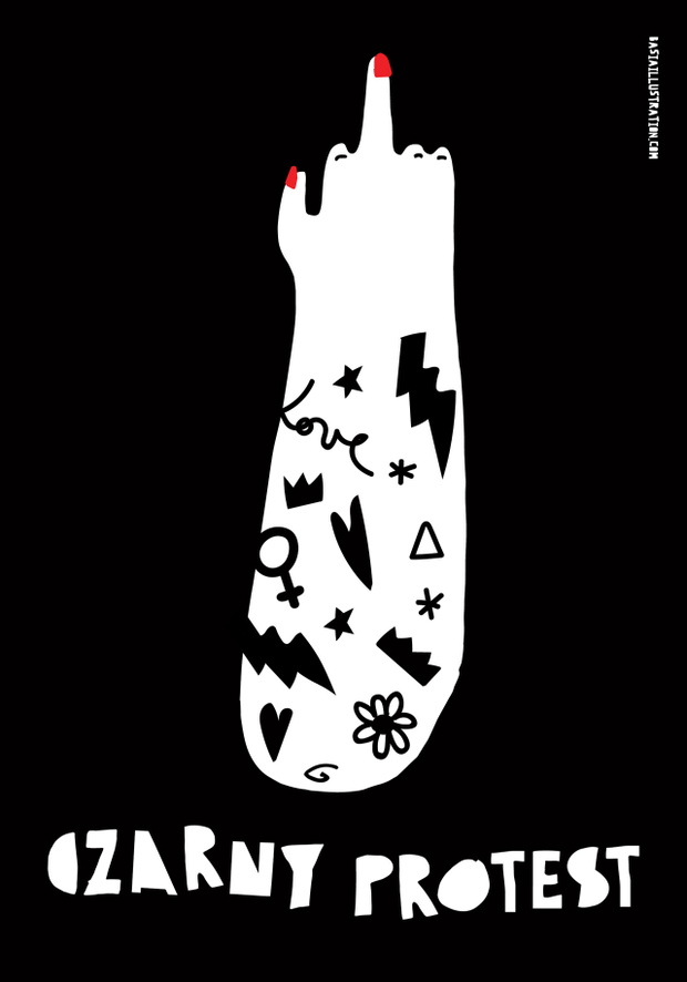 #CzarnyProtest / Pogotowie Graficzne Tumblr