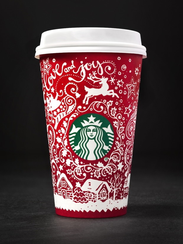 13 świątecznych kubków Starbucksa
