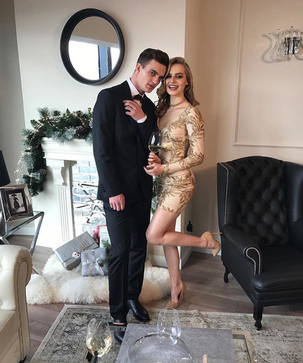 Patryk Grudowicz i Karolina Pisarek spotkali się na planie sesji