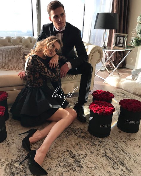 Patryk Grudowicz i Karolina Pisarek spotkali się na planie sesji