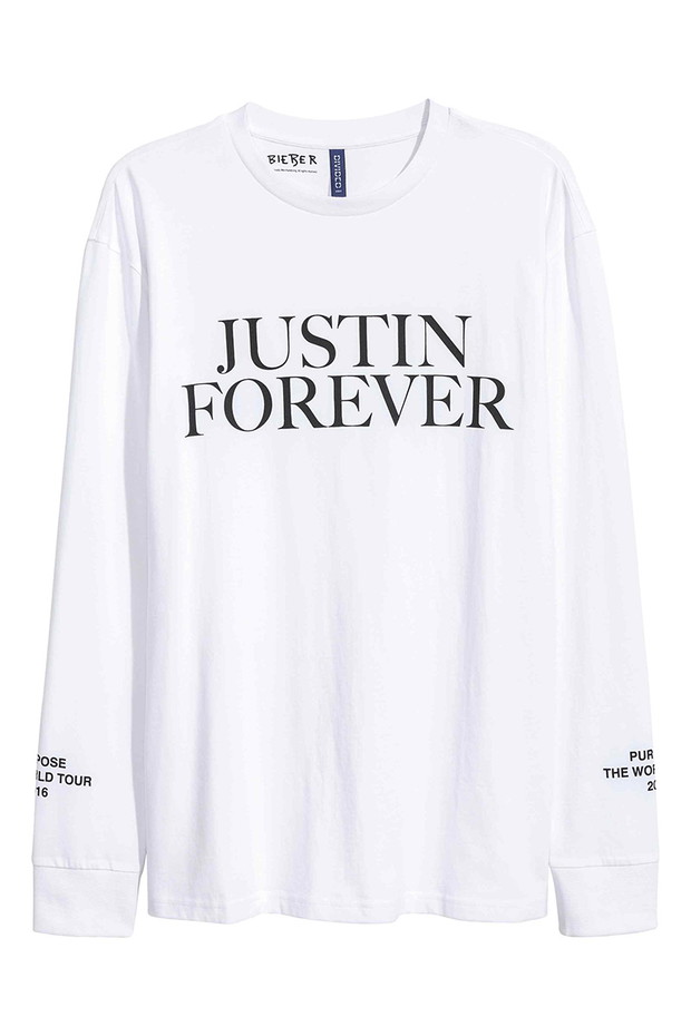W H&M dostępna jest kolekcja Justin Bieber Purpose Tour