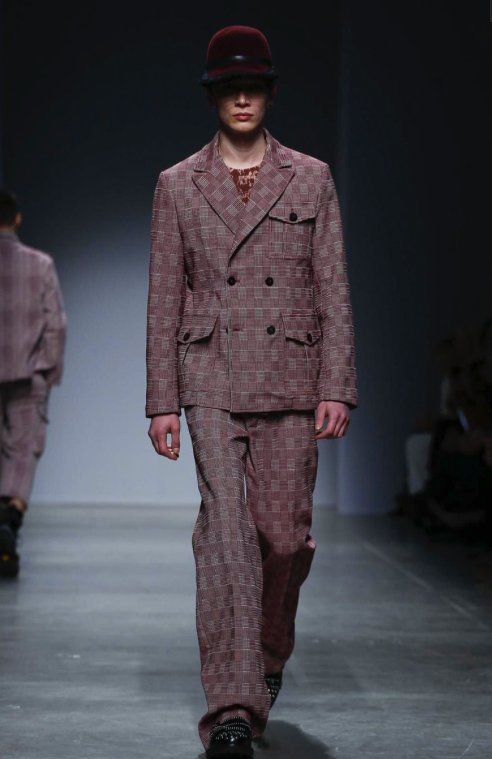 Grzegorz Kłębek (Embassy Models), pokaz Christian Pellizzari jesień-zima 2017/18
