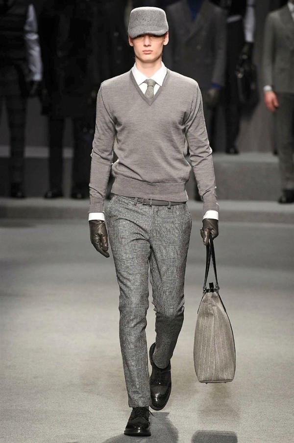 Jakub Zawada z agencji JMP w pokazie marki DAKS, jesień-zima 2017/18