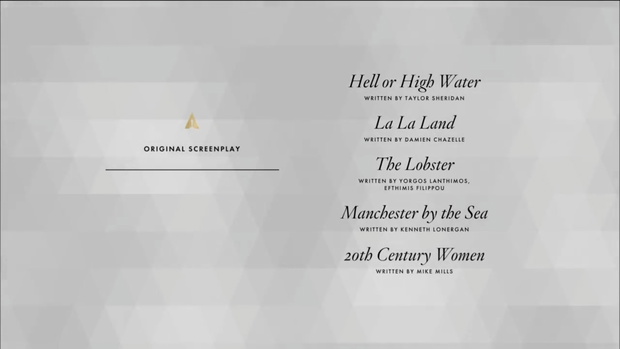 Oscary 2017: nominacje