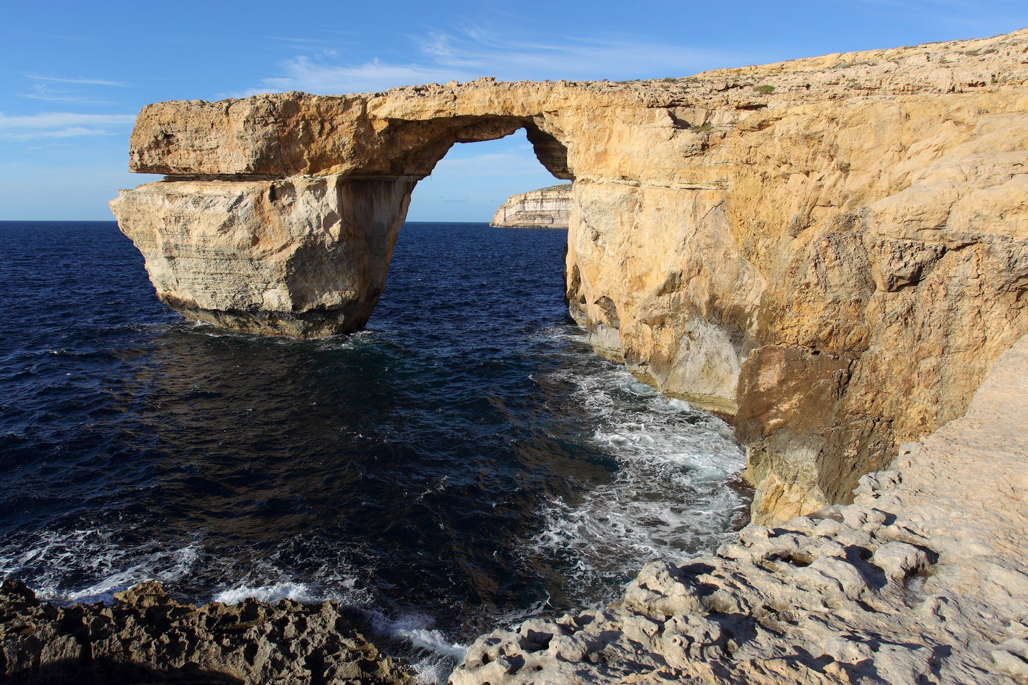 Azure Window, czyli Lazurowe Okno na Malcie
