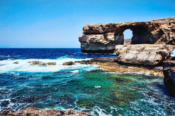 Azure Window, czyli Lazurowe Okno na Malcie
