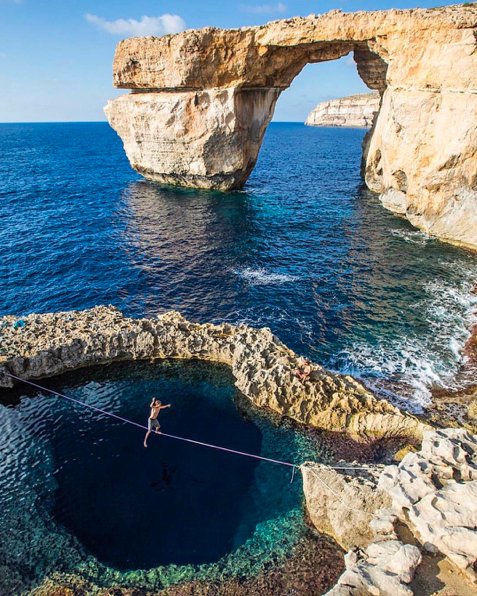 Azure Window, czyli Lazurowe Okno na Malcie