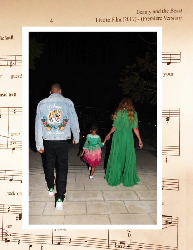 Jay Z, Blue Ivy, Beyonce w projektach Gucci