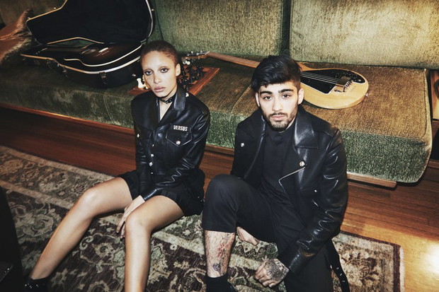 Zayn Malik i Adwoa, Versus Versace wiosna-lato 2016