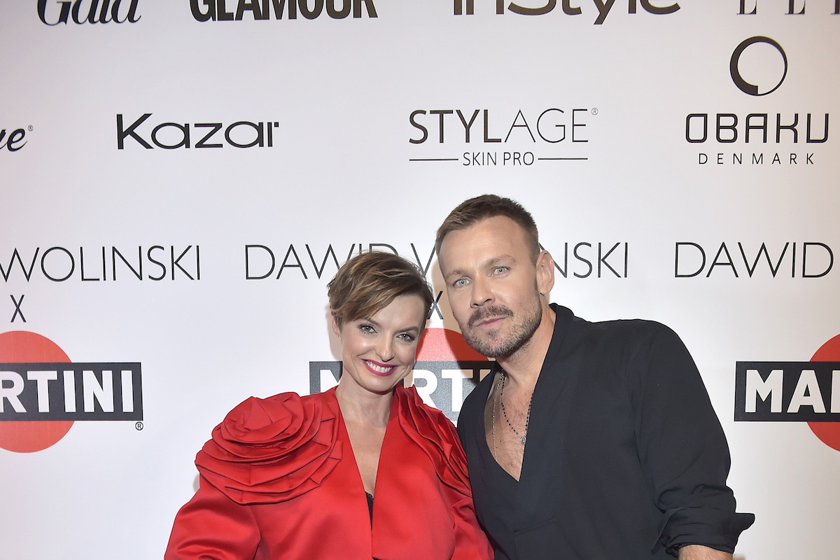 Reżyserka pokazu Kasia Sokołowska i projektant Dawid Woliński