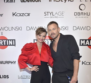 Reżyserka pokazu Kasia Sokołowska i projektant Dawid Woliński