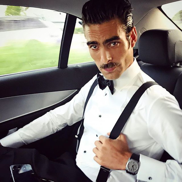 Jon Kortajarena w drodze na amfAR Gala Cannes 2017