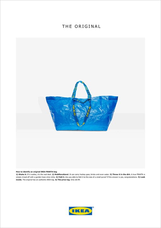 Odpowiedź IKEI na torbę Balenciagi