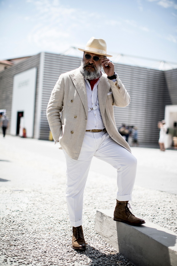 Najbardziej stylowi mężczyźni na Pitti Uomo we Florencji