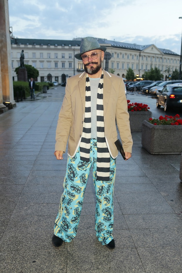 Tomasz Jacyków przed pokazem „First Lady” Macieja Zienia