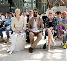 Tilda Swinton, Katy Perry, Pharrell Williams i Helen Lasichanh na pokazie Chanel haute couture jesień-zima 2017/2018