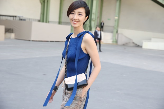 Gwei Lun-mei na pokazie Chanel haute couture jesień-zima 2017/2018