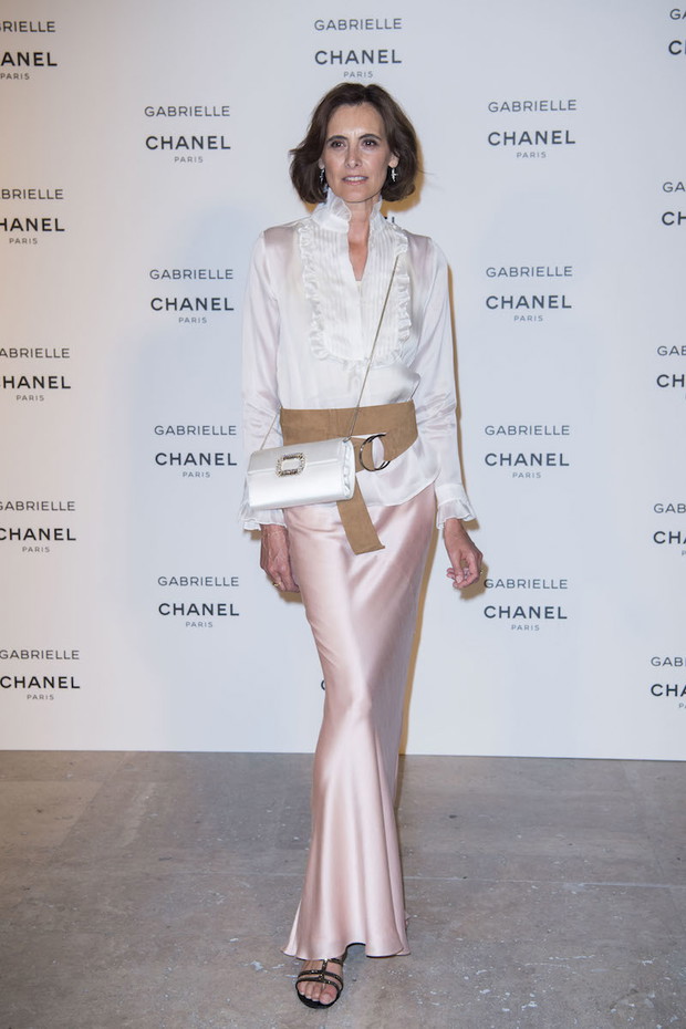 Ines de la Fressange na premierze zapachu Gabrielle marki Chanel