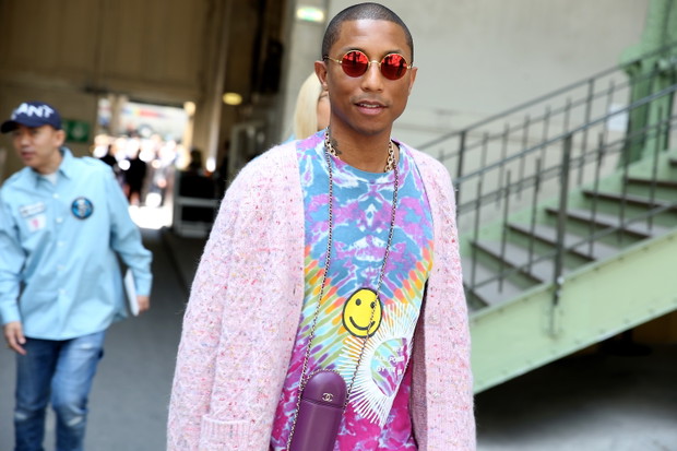 Pharrell Williams na pokazie Chanel haute couture jesień-zima 2017/2018