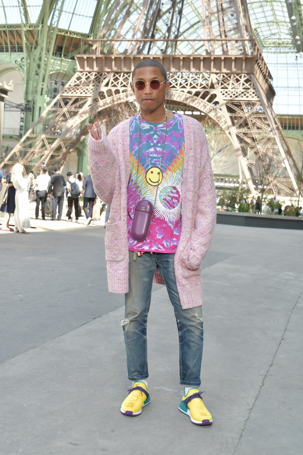 Pharrell Williams na pokazie Chanel haute couture jesień-zima 2017/2018