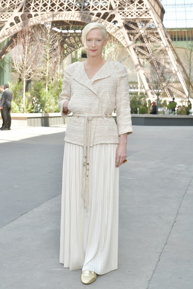 Tilda Swinton na pokazie Chanel haute couture jesień-zima 2017/2018