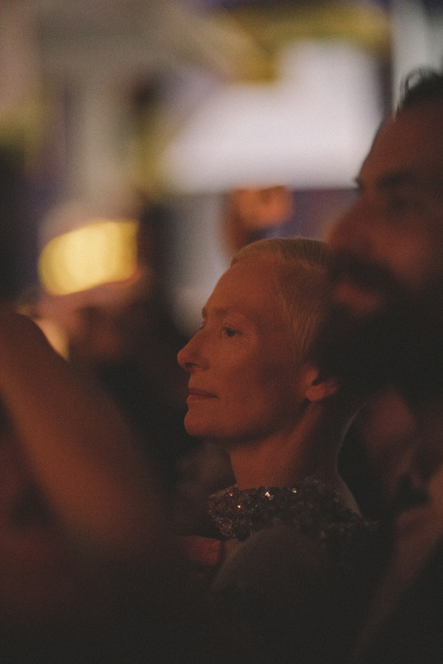 Tilda Swinton na premierze zapachu Gabrielle marki Chanel