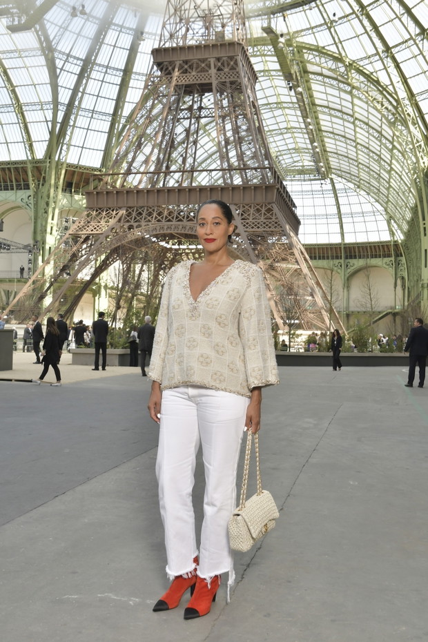Tracee Ellis Ross na pokazie Chanel haute couture jesień-zima 2017/2018