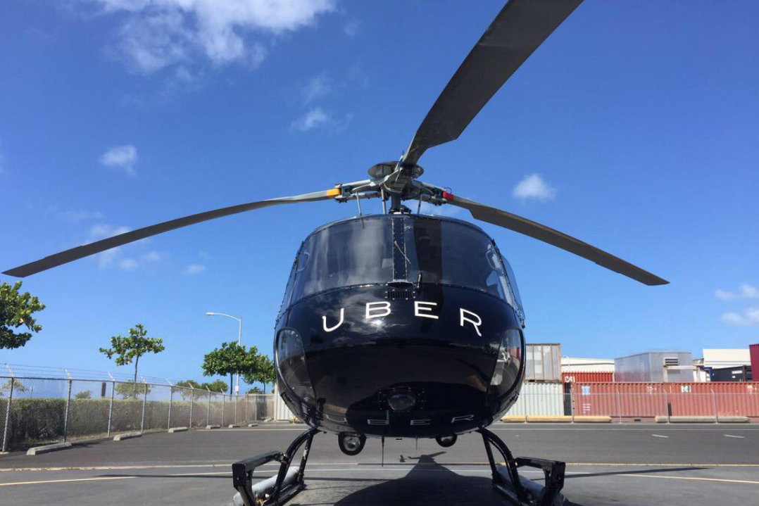 Uber helikopter niebawem w Polsce