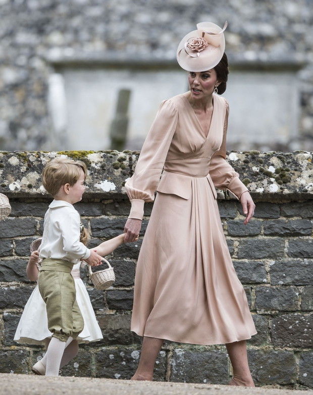 Kate Middleton na ślubie swojej siostry Pippy Middleton w 2017 roku.