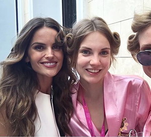 Izabel Goulart, Karolina Wiśniewska i Honorata Wojtkowska przed Dosso Dossi Fashion Show w Turcji
